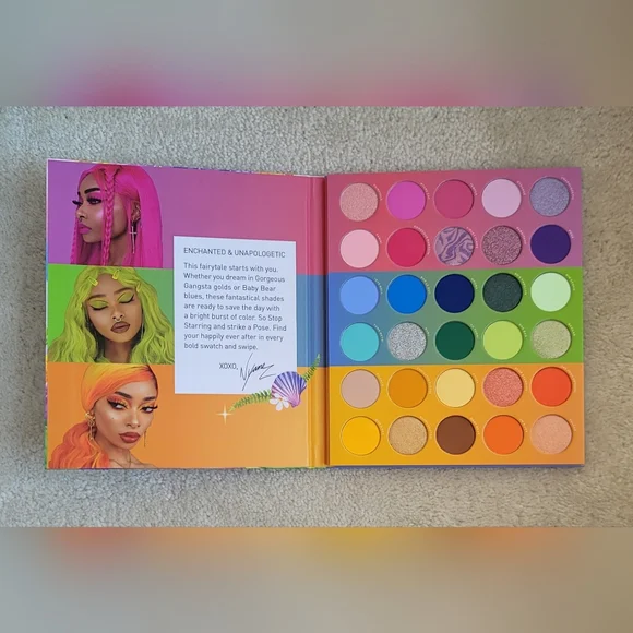 Morphe x Nyane Fierce FairytaleArtistry Eyeshadow Palette + 6 Brushes + Case